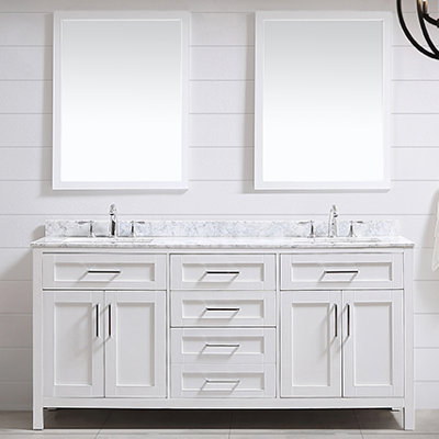 Find The Perfect 72 Inch White Double Vanities Wayfair
